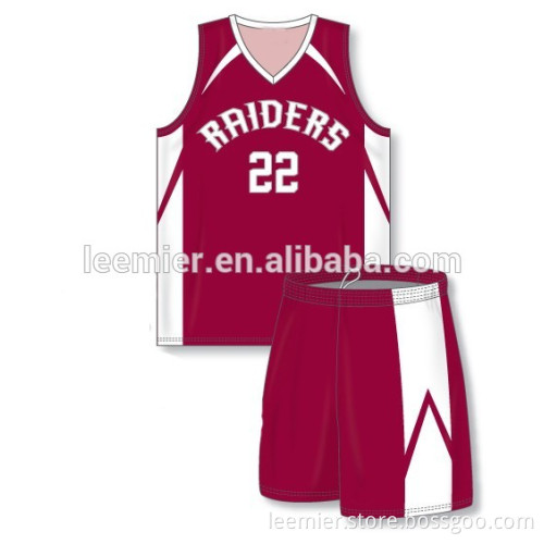 Wholesale sublimation printing and 1 basketball uniforms